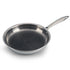 Royal Honey Comb Frying Pan, 1L Capacity, 22 cm Diameter, Tri-Ply Steel with Honey Comb, Riveted  Handle,  Food Safe & PFOA Free, Gas & Induction Compatible, Cooking, Frying, Serving, Silver
